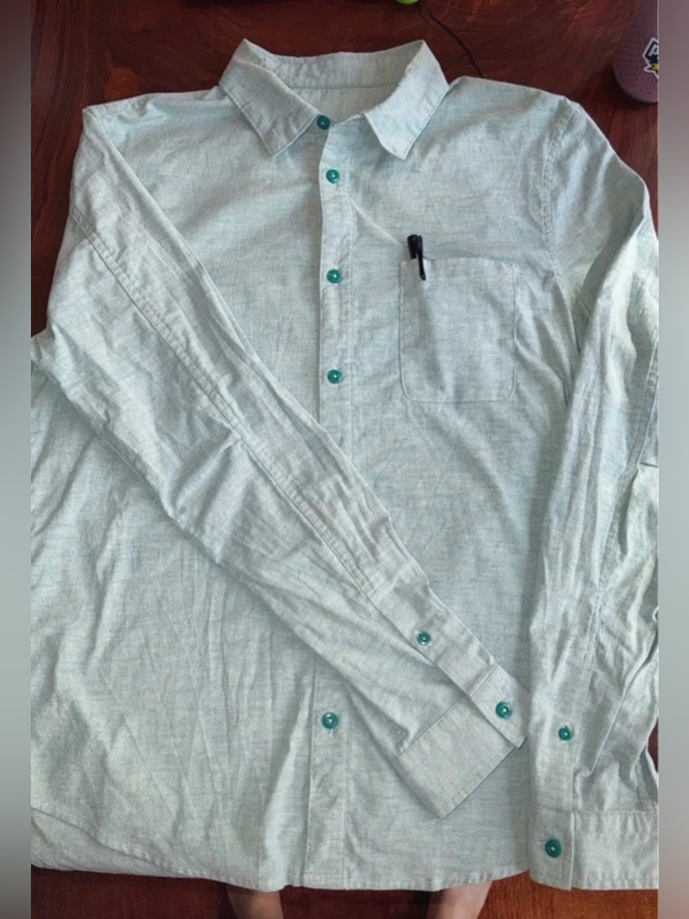 Vintage Lululemon Light Green Commission Long Sleeve shirt M
